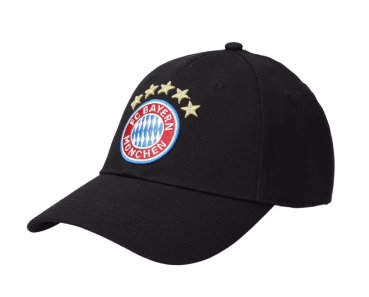 Preview: FC Bayern München - Baseballcap Logo Black Unisex